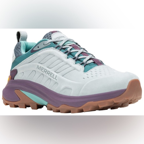 Merrell Shoes - Merrell Merrell Moab Speed 2 Hiking Shoes White and Purple Size 9
